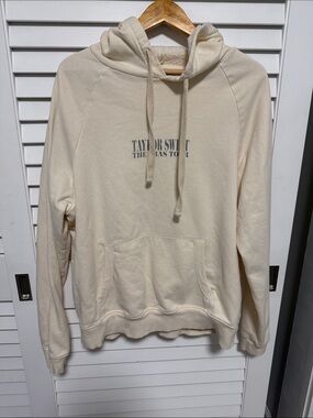 Taylor Swift Eras Tour Cream Hoodie size L